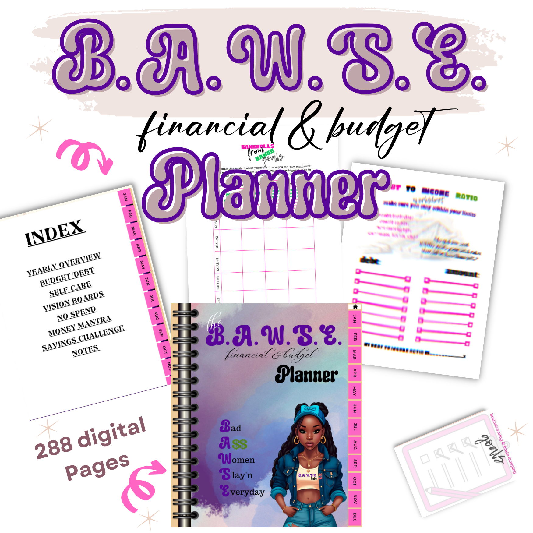 the B.A.W.S.E. financial & budget Planner - Customizing the Chaos 