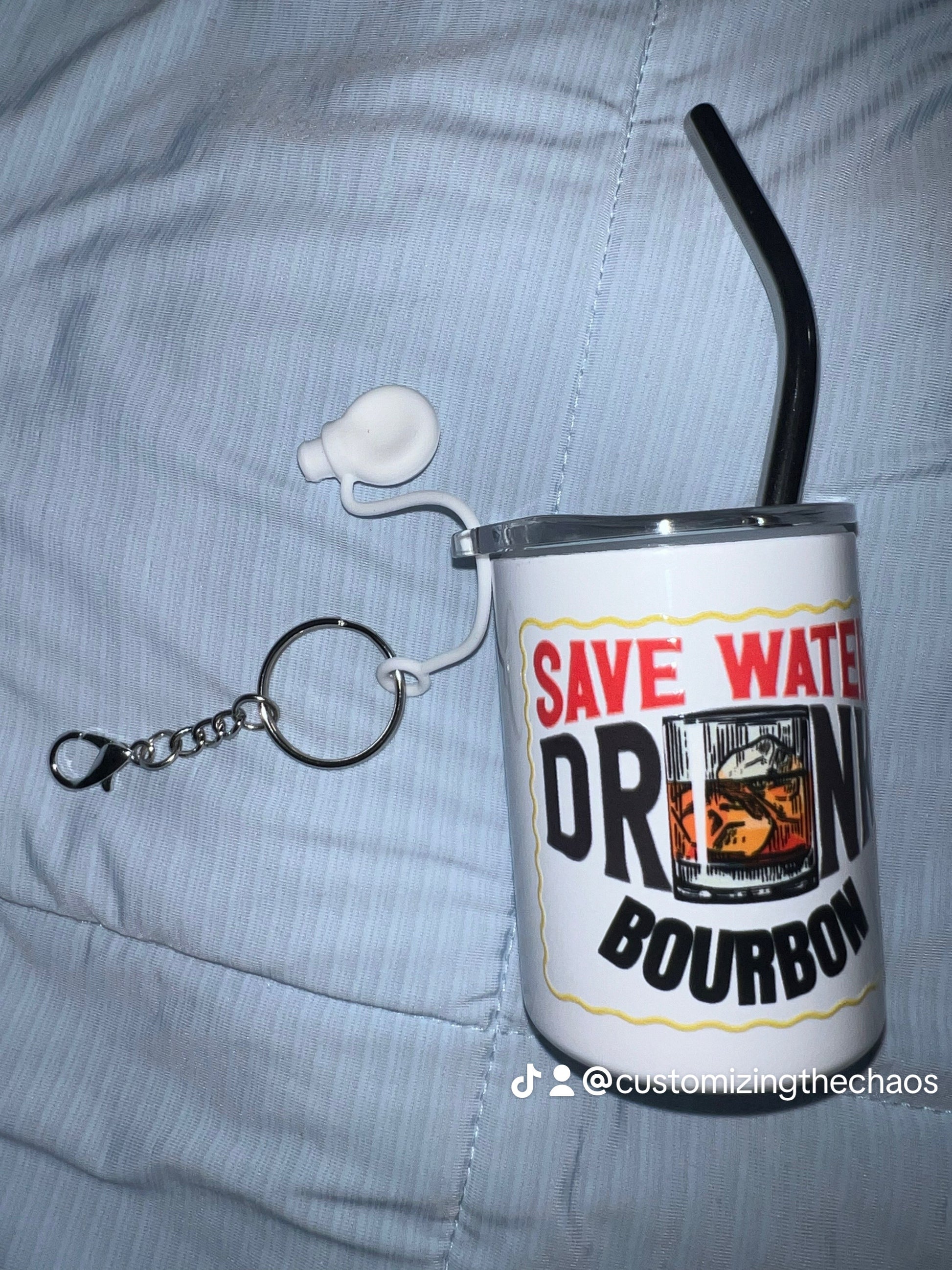 Custom Keychain shot tumbler - Customizing the Chaos