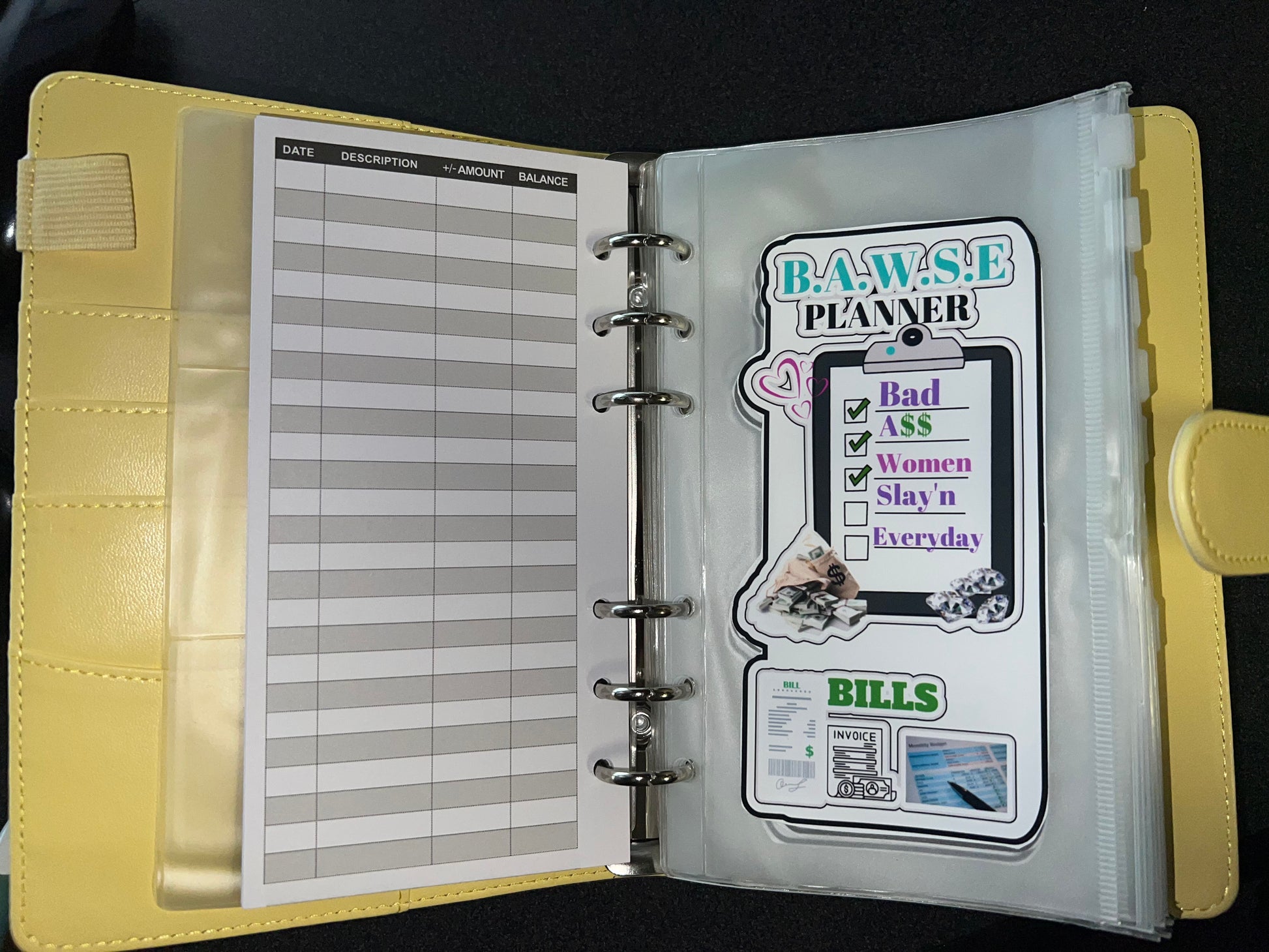 BAWSE Budget & savings Binder - Customizing the Chaos 